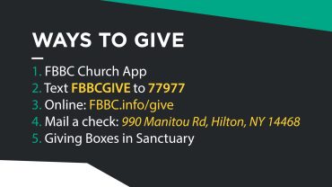 Ways to Give