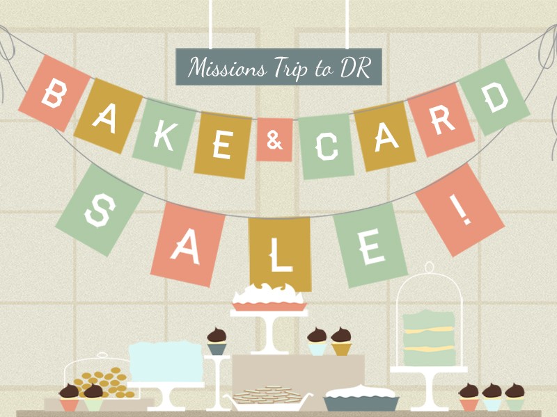 Cards (and Baked Goods) for Christ Sale